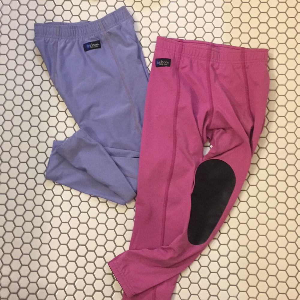 Two pairs of equestrian English riding pants -kids